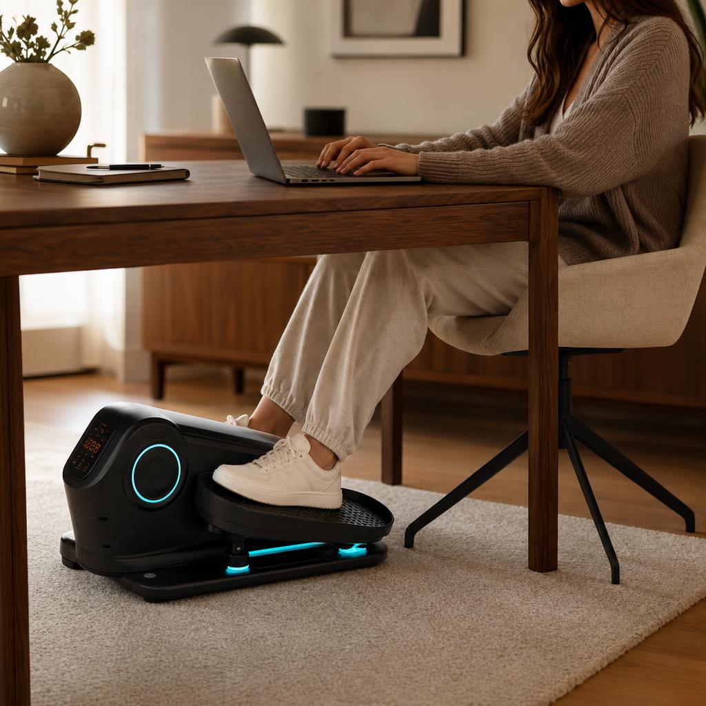 KYNETIC in use under a desk